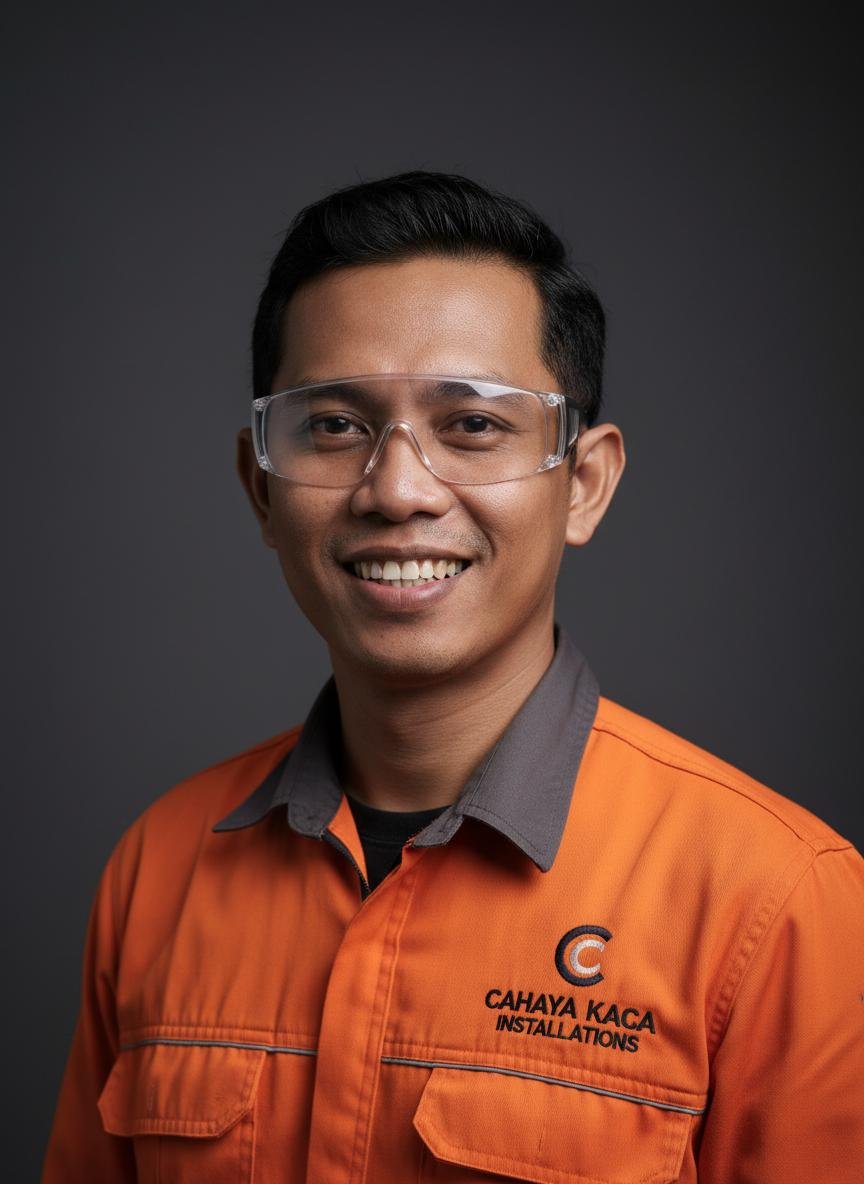 Rizky Pratama - Teknisi Kaca