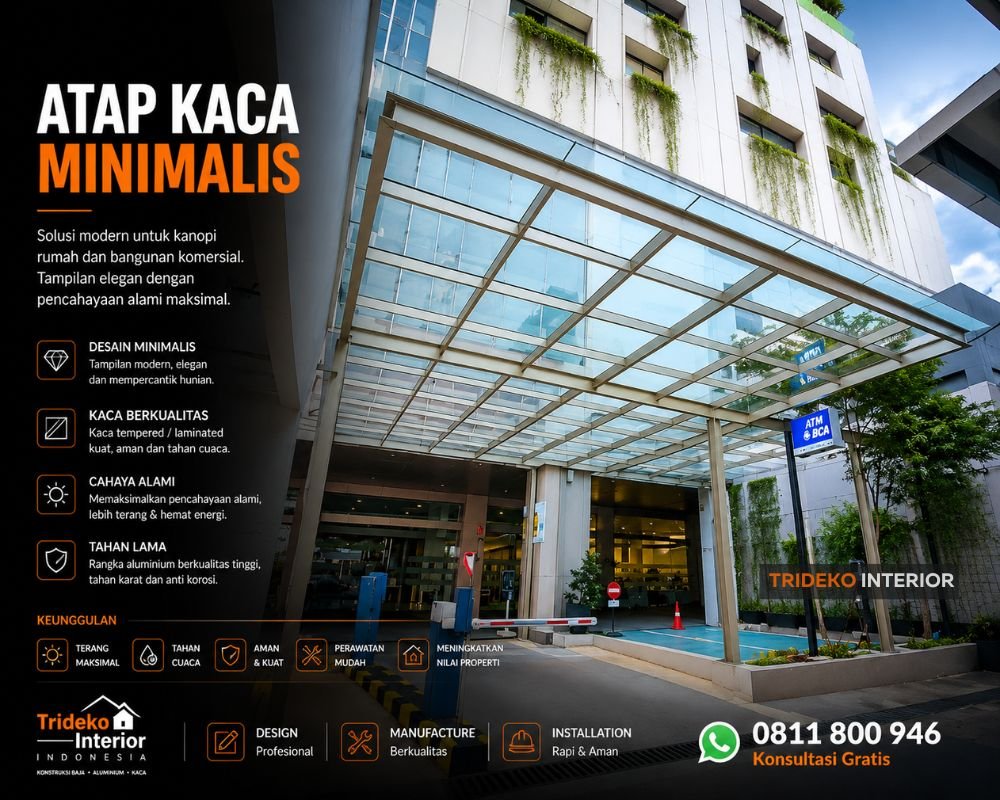 Harga Atap Kaca Skylight Per Meter